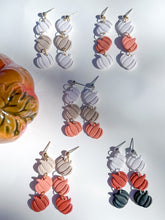 Load image into Gallery viewer, Pumpkin Trio Dangles
