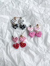Load image into Gallery viewer, Polka Dot Heart Dangle
