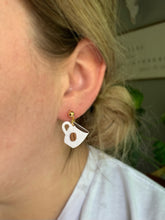 Load image into Gallery viewer, Coffee Studs &amp; Dangles
