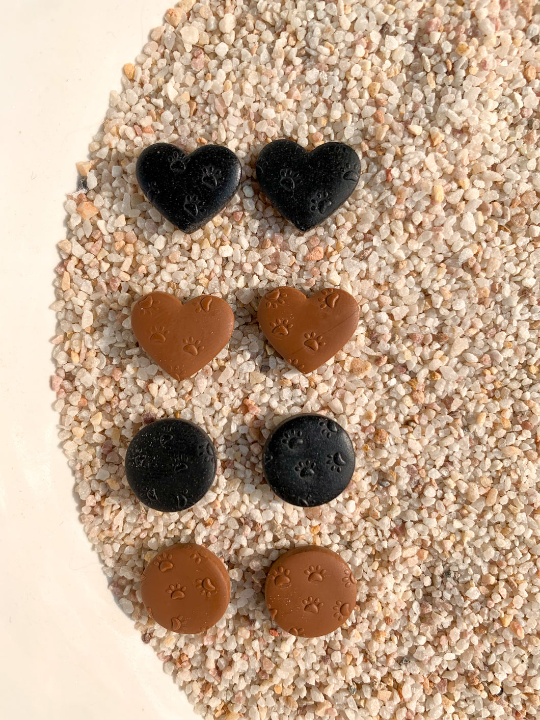 Paw Print Studs
